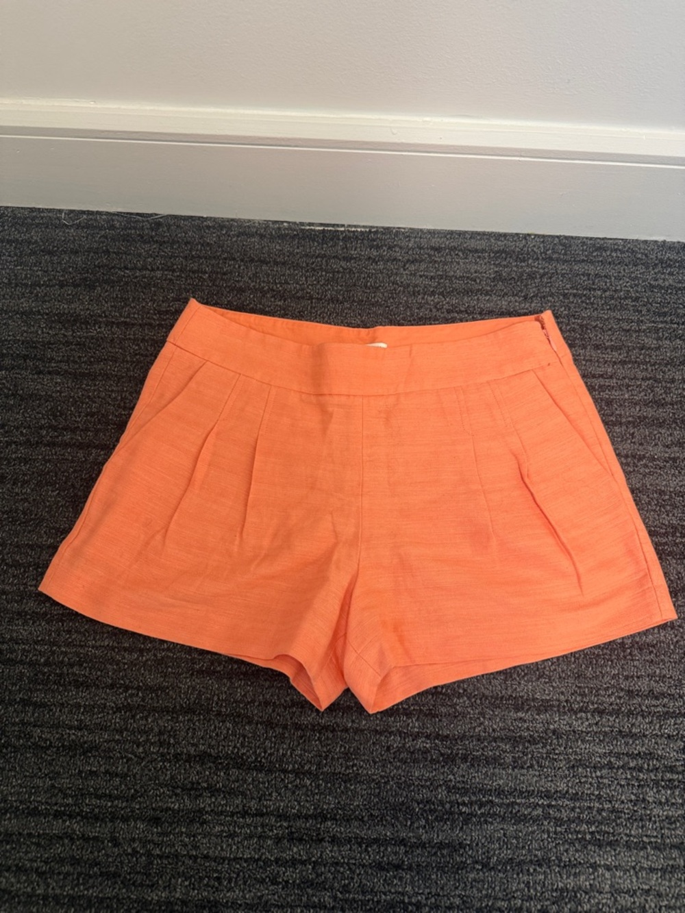 J. Crew Coral High-Waist Tailored Shorts